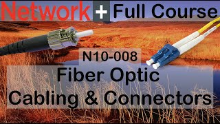 CompTIA Network+ N10-008 Full Course for Beginners - Fiber Optic Cabling and Connectors