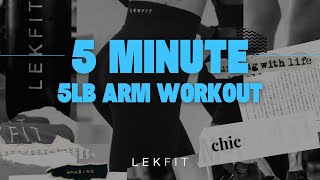 LEKFIT ARM WORKOUT