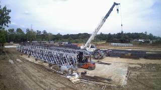 Timelapse Pemasangan Jembatan Panel (Bailey Bridge)