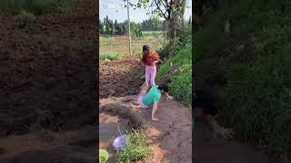 Slippery mud #funny #shorts #short #tiktok#shortvideo #funnymoments