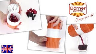 Borner juicer PowerLine - quick reference (english)