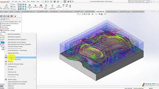 SolidCAM 2019 Tutorial  #20  | Mill 3D Mold & Die Machining