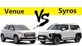 New KIA Syros vs Hyundai Venue | Complete Details