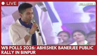TMC’s Abhishek Banerjee holds public rally at Binpur’s Parihati Pragati Sangha ground