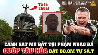 Cảnh Sát Mỹ Bắt Tội Phạm Ng.áo Đ.á Cướp Tàu Hỏa Đặt Bo.m T.ự S.át || Tổ Tuần Tra Cảnh Sát Mỹ