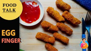 Crunchy Egg Fingers ! Easy tea time snacks with less ingredients ||Food Talk