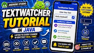 ANDROID - EDITTEXT TEXTWATCHER TUTORIAL IN JAVA