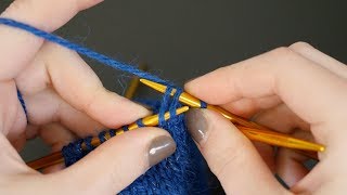 SSK (Slip, Slip, Knit) Stitch Decrease // Becky Stern