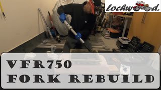 VFR750 | FORK SEALS AND BUSHES REBUILD