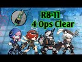 Arknights - R8-11 - 4 Ops Clear feat. Mudrock, SilverAsh, Exusiai & Blue Poison