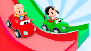 ¡Coches de animales! 🚗🐷  | Canciones infantiles para bailar de Cleo y Cuquín