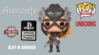 Aloy Shadow Stalwart Armour Funko Pop Vinyl Horizon Zero Dawn PlayStation Special Edition Exclusive