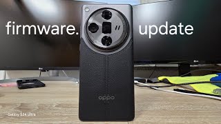 Oppo Find X7 Ultra  firmware update  camera test