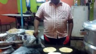 MAKING PAROTA IN A DHABA AT NALLABANDA GUDEM VILLAGE ON NH-65