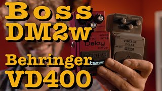 Boss DM2w vs Behringer VD400 Analog Delay #218 Doctor Guitar