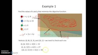 Linear Programming Lesson 3-4