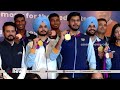 ഏഷ്യൻ ഗെയിംസ് മെഡൽ ജേതാക്കൾക്ക് ആദരവ് asian games winners