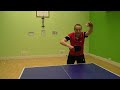 how to block heavy topspin