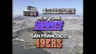 The NFL Today, 1990 NFC Championship Game Pre GameShow.