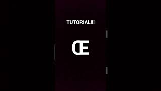 #Œ#tutorial