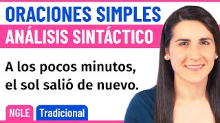 Análisis SINTÁCTICO de Oraciones SIMPLES 🔡 Oraciones resueltas