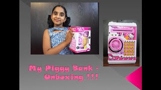 Kids Mini ATM |Piggy Bank | unboxing | Money Machine Coin Box| Toy