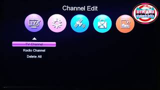DD Free dish mpeg4 HD setupbox चैनल delete और move कैसे करें।