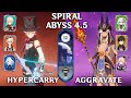 C0 Lyney Hypercarry & C0 Cyno Aggravate. Spiral Abyss 4.5. Genshin Impact 4.5