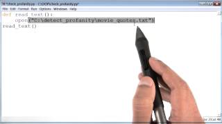 Reading from a File - Programming Foundations with Python