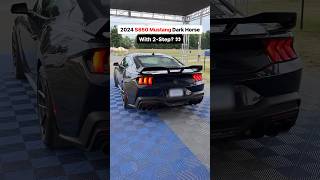 The 2024 Mustang Dark Horse Exhaust! 🏎️