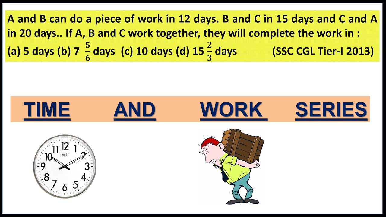 A And B Can Do A Piece Of Work In 12 Days. B And C In 15 Days And C And ...