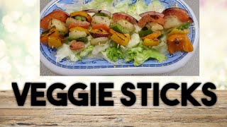 Grilled Vegetables Sticks | ग्रील्ड सब्जियों की छड़ें |Vegetable skewers | Grilled Vegetables |