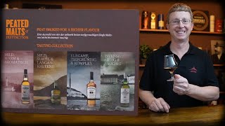 Peated Malts - Sample Set - Laphroaig 10 - Bowmore 12 - Ardmore Legacy - Connemara Original 40 % Vol