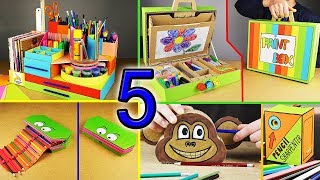 5 Amazing DIY ideas for SCHOOL (compilation)