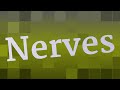 NERVES pronunciation • How to pronounce NERVES