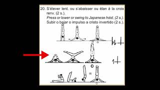 MAG 2022 Artistic gymnastics elements [B] Japanese hdst. (slow-mo) tutorial