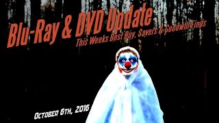 BLU-RAY & DVD UPDATE - Best Buy, Savers & Goodwill Haul - October 6th. 2016