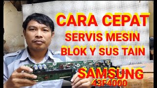 Tutorial  cara servis blok y sus tain plasma samsung