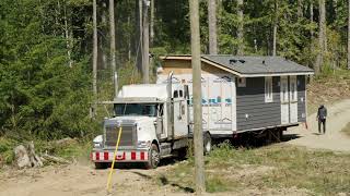 Double Wide Manufactured Home Delivery - Vancouver Island