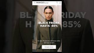 BLACK FRIDAY MANGO OULET!!👖👗👠#blackfriday #evento #navidad #mangooulet #chollos