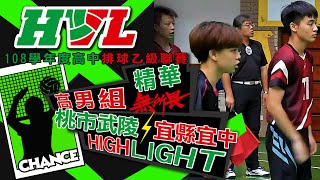 【HVL精華】108學年高中排球乙級聯賽 男子組 武陵高中 VS宜蘭高中