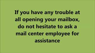 Mailbox Opening Tutorial