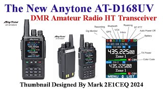 Anytone at-d168uv VHF - UHF DMR Ham Radio Transceiver