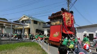 2018年 美浜町布土 試楽祭（大池組山王車②）