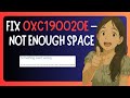 EASY FIX For Error Code 0xc190020e When Trying to Update Windows