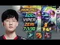 Zeri Adc Build Viper Statikk Shiv Fleet Footwork - LOL KR Challenger Patch 14.13