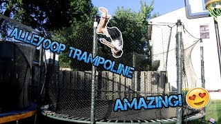 14' ALLEYOOP TRAMPOLINE REVIEW! | How bouncy?