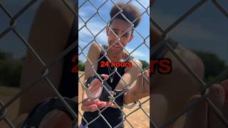 24 HOURS HANDCUFFED CHALLENGE 😱 - #shorts