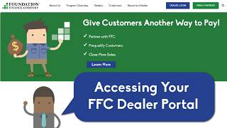 Accessing Your FFC Dealer Portal