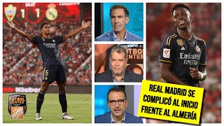 REAL MADRID solvente ante Almería, pero Vinicius no termina de encajar en el esquema | Futbol Center